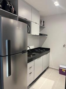 Dapur atau dapur kecil di Flat em Gravatá Muito Confortável