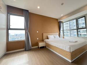 Ένα ή περισσότερα κρεβάτια σε δωμάτιο στο Life of Perfection Apartment +19 φωτογραφίες