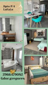 Un collage de diferentes imágenes de una habitación. en Los cardones, en Gobernador Gregores 18 fotos más