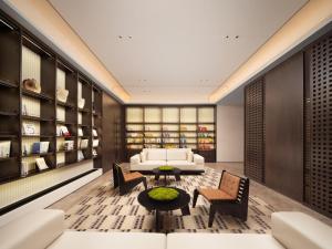 Posezení v ubytování Atour Hotel Xi'an Jiaotong University Changle Park Subway Station