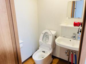高松市にあるFukuinn - Vacation STAY 35782vのトイレと洗面台のある小さなバスルーム