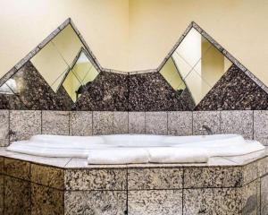 Un baño de Econo Lodge Inn & Suites North Syracuse Airport 65 fotos más