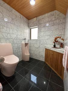 a bathroom with a toilet and a sink at Curfew by midnight Guesthouse Tosa Hanare - Vacation STAY 14263 in Kochi