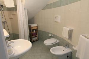 Koupelna v ubytování B&B Monterossi