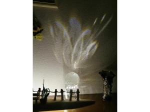 a firework display on a wall in a room at Minpaku Yamamoto - Vacation STAY 13869 in Izumiotsu