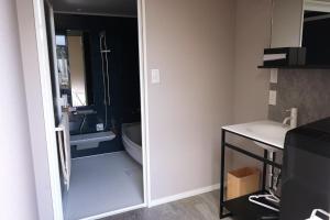 Η κουζίνα ή μικρή κουζίνα στο Etcetera Niijima Jessica Building - Vacation STAY 74384v