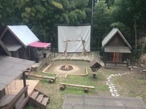 a park with a play area with a play house at NAKADAKI ART VILLAGE - Vacation STAY 65990v in Shiigi