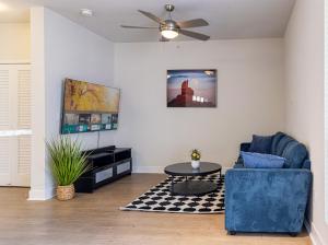 Χώρος καθιστικού στο The Hesby Apartments