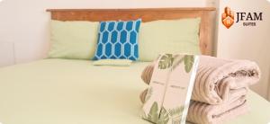 Ένα ή περισσότερα κρεβάτια σε δωμάτιο στο JFam Suites, C3-11D Studio, Up To 4 Pax +39 φωτογραφίες