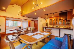 Η κουζίνα ή μικρή κουζίνα στο ZAO Forest House 843 - Zao Sansuien Gaia Resort - Vacation STAY 54057v