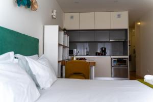 Køkken eller tekøkken på ORM - São Lazaro Apartment