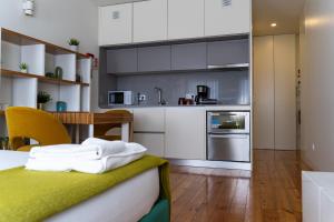 Η κουζίνα ή μικρή κουζίνα στο ORM - São Lazaro Apartment +9 φωτογραφίες