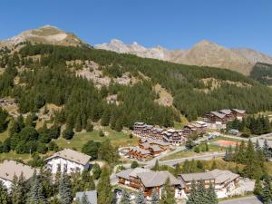 an aerial view of a resort in the mountains at Les Pounchus D N02 - 3P8 in La Foux d'Allos