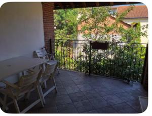 Balkón nebo terasa v ubytování Casa di corte