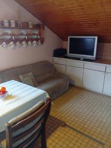 TV/trung tâm giải trí tại Ferienwohnung Baumann Alois
