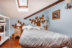 Ένα ή περισσότερα κρεβάτια σε δωμάτιο στο Wonderful Penthouse in the Heart of Milan