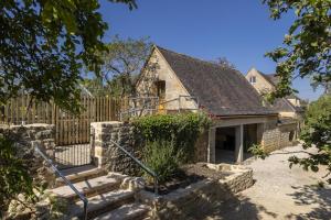 Bygningen som feriehuset ligger i