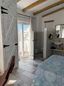 Ένα ή περισσότερα κρεβάτια σε δωμάτιο στο Villa Chorrete
