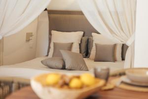 Χώρος καθιστικού στο Trullo Anteros