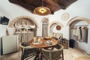 Χώρος καθιστικού στο Trullo Anteros