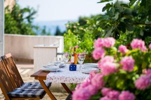 Zahrada ubytování Apartments Rose