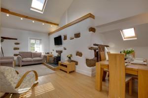 Χώρος καθιστικού στο Cark House Cottage