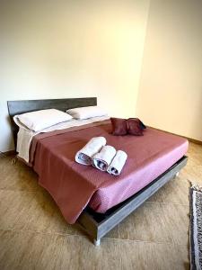 Postel nebo postele na pokoji v ubytování Villa Iris