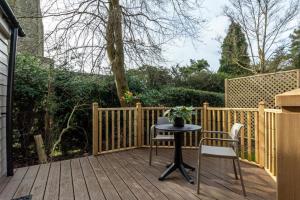 Balkón nebo terasa v ubytování The Garden Cottage