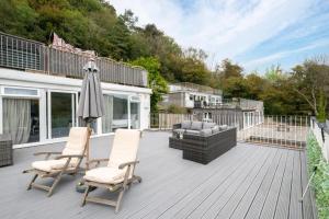 Balkón nebo terasa v ubytování Jacka Shack