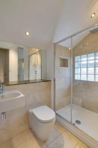 ein Badezimmer mit Toilette, Dusche und Waschbecken in der Unterkunft Number 46 in Whitstable