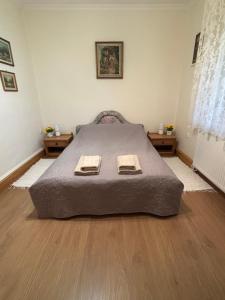 Katil atau katil-katil dalam bilik di Májushegy Vendégház