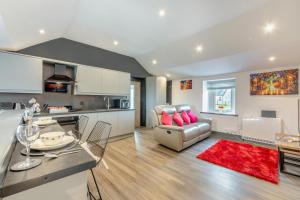 Dapur atau dapur kecil di Skiddaw View Cottage