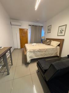 Ένα ή περισσότερα κρεβάτια σε δωμάτιο στο Mini Departamento