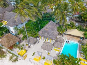 an overhead view of a resort with a swimming pool at ZAN Uhuru Beach in Jambiani +38 photos