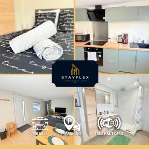 Η κουζίνα ή μικρή κουζίνα στο Luxury & Modern Cocoon - Parking Included