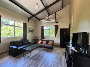 Χώρος καθιστικού στο Suites la villa Semuc Champey