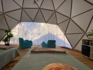 Χώρος καθιστικού στο Aqua Vive