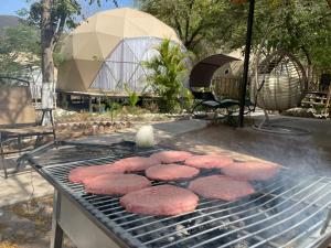 Barbacoa de la tenda de luxe