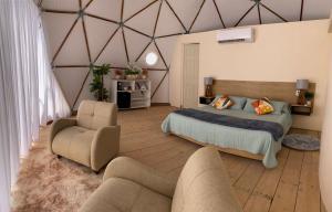 Χώρος καθιστικού στο Aqua Vive