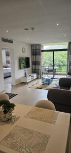 Posezení v ubytování Zimbali Capital Suite