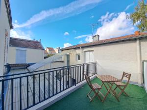 Balkón nebo terasa v ubytování Détroit - Maison prestige, confort et élégance - 8P