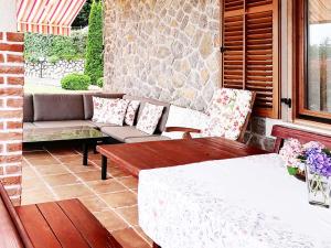 Khu vực ghế ngồi tại Vila Harmonia