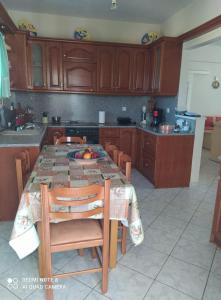 Kuchyň nebo kuchyňský kout v ubytování Villa d' Asi montagne