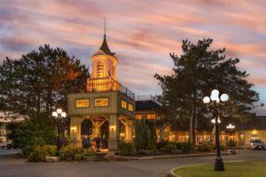 a building with a clock tower on top of it at Best Western Parkway Inn & Conference Centre in Cornwall