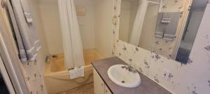 Koupelna v ubytování Anchor Inn Marina and Resort