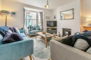 Televiisor ja/või meelelahutuskeskus majutusasutuses Harbour View House