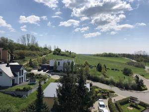 バート・ラウターベルクにあるHoliday apartment dream in paradiseの家屋・道路の空見