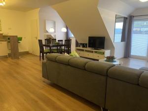 โทรทัศน์และ/หรือระบบความบันเทิงของ 1-bedroom holiday apartment