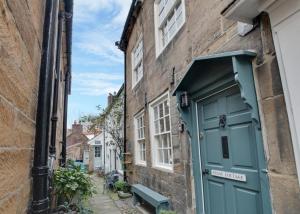 Bygningen som feriehuset ligger i