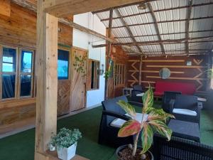 Et opholdsområde på Cabañas Palos Locos